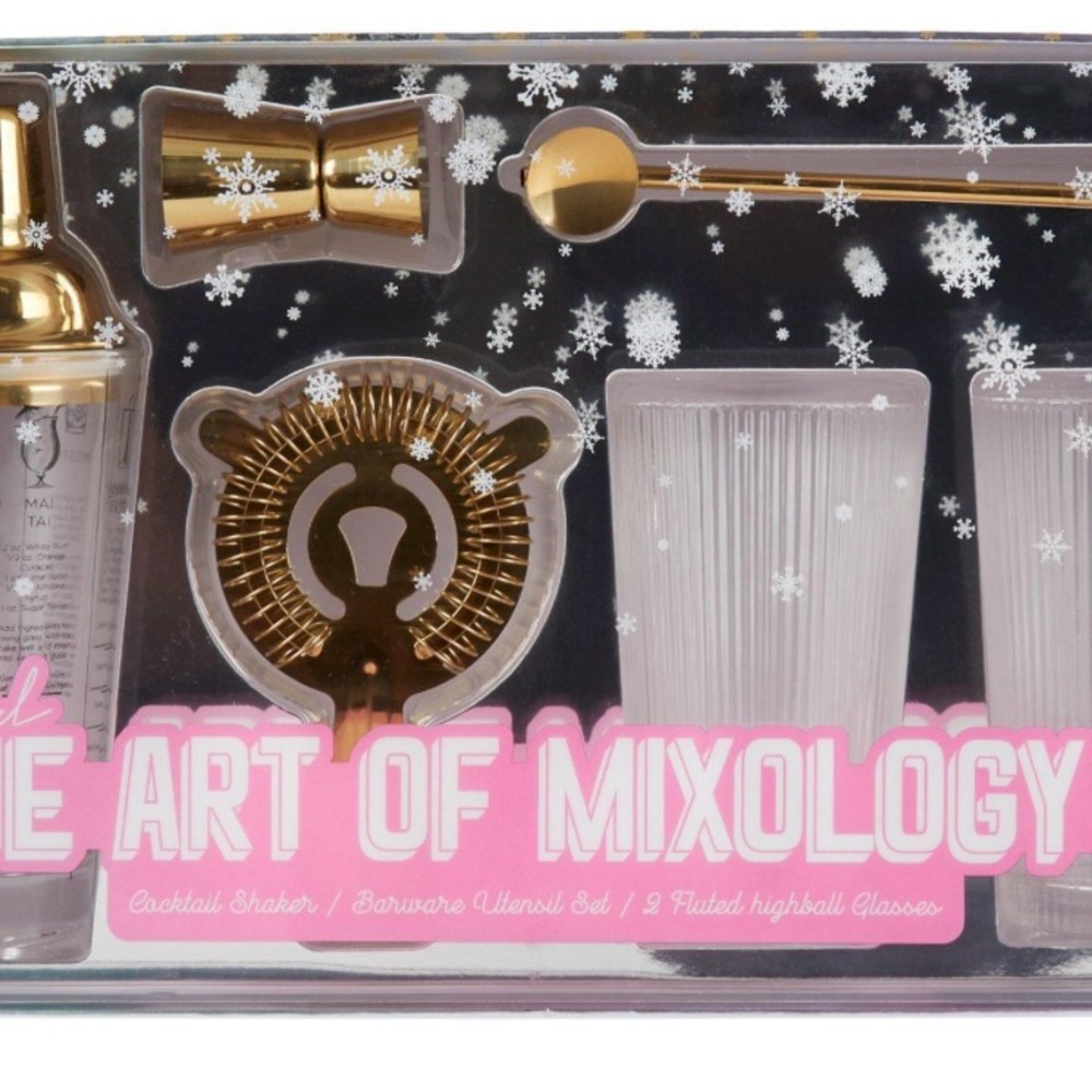 Mixology Cocktail Shaker Set - Gold and Silver